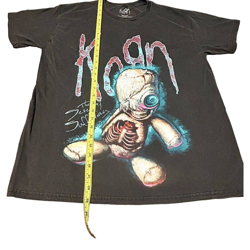 Korn Band T-Shirt The Serenity of Suffering 2016 Graphic Tee Black Medium - Picture 3 of 8